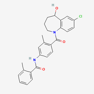 molecular formula C26H25ClN2O3 B1682983 Tolvaptan CAS No. 150683-30-0