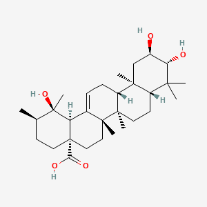 molecular formula C30H48O5 B1682989 Tormentic Acid CAS No. 13850-16-3
