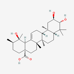 molecular formula C30H48O5 B1682989 Tormentic acid CAS No. 13850-16-3