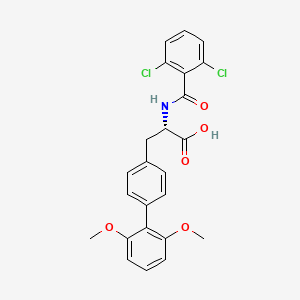 molecular formula C24H21Cl2NO5 B1682992 TR-14035 CAS No. 232271-19-1