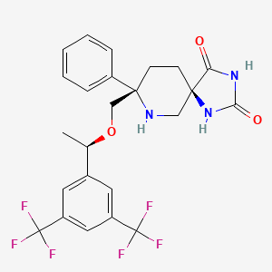 molecular formula C24H23F6N3O3 B1682996 Telmapitant CAS No. 552292-58-7