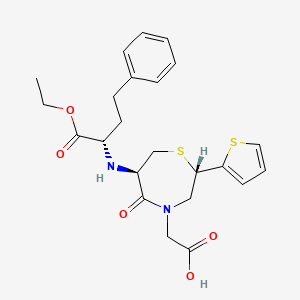 molecular formula C23H28N2O5S2 B1683001 Temocapril CAS No. 111902-57-9