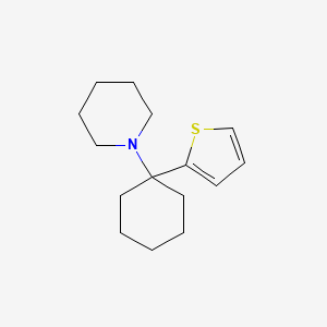 molecular formula C15H23NS B1683004 Tenocyclidine CAS No. 21500-98-1