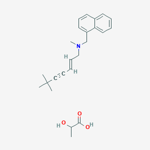 molecular formula C24H31NO3 B1683008 Terbinafine lactate 
