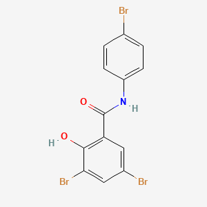 molecular formula C13H8Br3NO2 B1683021 3,4',5-Tribromosalicylanilide CAS No. 87-10-5