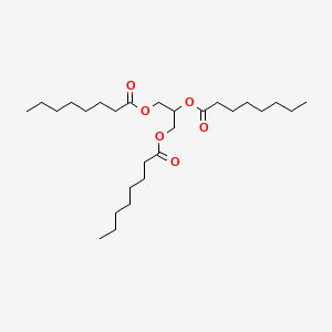 molecular formula C27H50O6 B1683027 Tricaprylin CAS No. 538-23-8