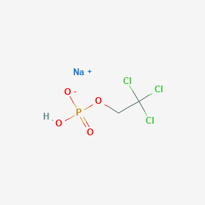 molecular formula C2H3Cl3NaO4P B1683030 Triclofos sodium CAS No. 7246-20-0