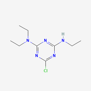 molecular formula C9H16ClN5 B1683031 Trietazine CAS No. 1912-26-1