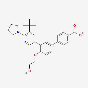 molecular formula C29H33NO4 B1683032 Trifarotene CAS No. 895542-09-3