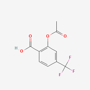 molecular formula C10H7F3O4 B1683033 曲福沙 CAS No. 322-79-2