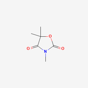 molecular formula C6H9NO3 B1683041 Trimethadione CAS No. 127-48-0
