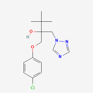 molecular formula C15H20ClN3O2 B1683049 Vibunazole CAS No. 80456-55-9