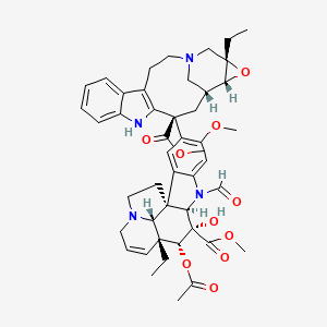 molecular formula C46H54N4O10 B1683058 Formyl-leurosine CAS No. 54022-49-0