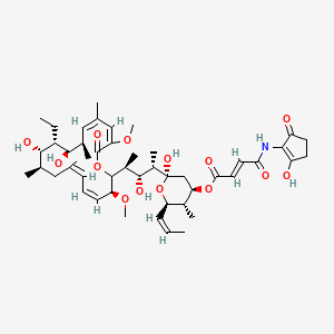 molecular formula C48H71NO14 B1683065 Virustomycin A CAS No. 84777-85-5