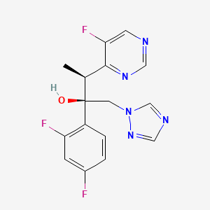 molecular formula C16H14F3N5O B1683067 Voriconazole CAS No. 137234-62-9
