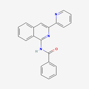 N-(3-pyridin-2-ylisoquinolin-1-yl)benzamide