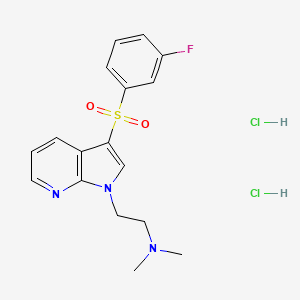 molecular formula C17H20Cl2FN3O2S B1683083 WAY-208466 dihydrochloride CAS No. 1207064-61-6