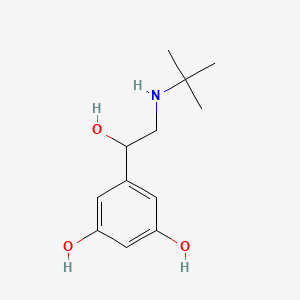 molecular formula C12H19NO3 B1683087 特布他林 CAS No. 23031-25-6