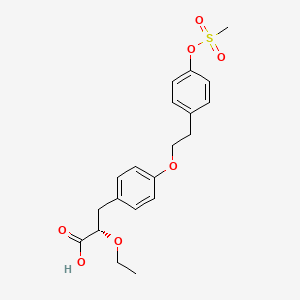 molecular formula C20H24O7S B1683095 Tesaglitazar CAS No. 251565-85-2