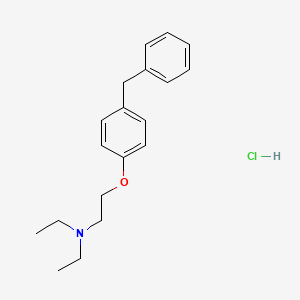 molecular formula C19H26ClNO B1683099 Tesmilifene Hydrochloride CAS No. 92981-78-7