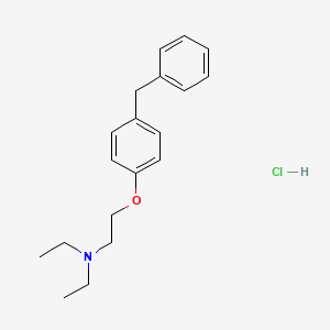 molecular formula C19H26ClNO B1683099 Tesmilifene hydrochloride CAS No. 92981-78-7