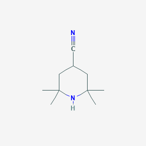molecular formula C10H18N2 B016831 2,2,6,6-Tetramethyl-4-piperidinecarbonitrile CAS No. 67845-90-3