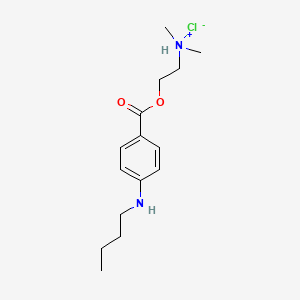 molecular formula C15H25ClN2O2 B1683104 盐酸四氢卡因 CAS No. 136-47-0
