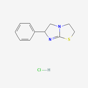 molecular formula C11H13ClN2S B1683107 Tetramisole hydrochloride CAS No. 5086-74-8