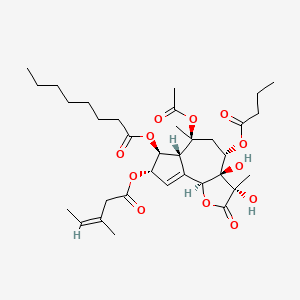 molecular formula C34H50O12 B1683126 Thapsigargin CAS No. 67526-95-8