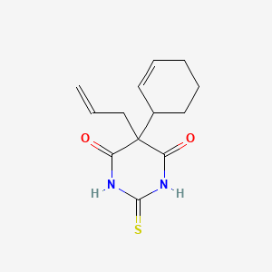 molecular formula C13H16N2O2S B1683128 Thialbarbital CAS No. 467-36-7