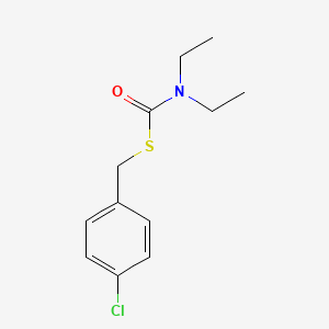 molecular formula C12H16ClNOS B1683131 Thiobencarb CAS No. 28249-77-6