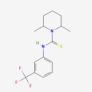 molecular formula C15H19F3N2S B1683154 Ticarbodine CAS No. 31932-09-9