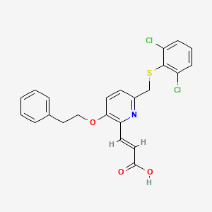 molecular formula C23H19Cl2NO3S B1683156 Ticolubant CAS No. 154413-61-3