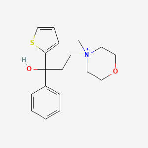 molecular formula C18H24NO2S+ B1683158 Tiemonium CAS No. 6252-92-2