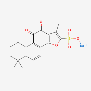 molecular formula C19H18NaO6S B1683162 CID 131857778 CAS No. 69659-80-9