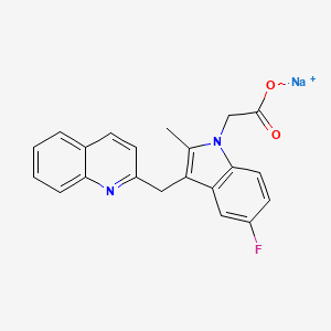 molecular formula C21H16FN2NaO2 B1683164 Timapiprant sodium CAS No. 950688-14-9