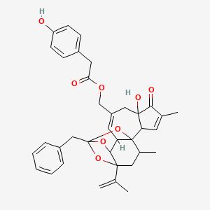 molecular formula C35H28N4O5 B1683170 Tinyatoxin CAS No. 58821-95-7