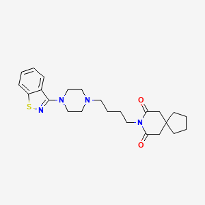 molecular formula C24H32N4O2S B1683174 Tiospirone CAS No. 87691-91-6