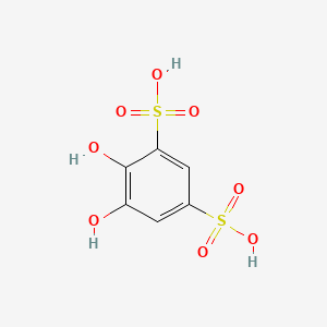 molecular formula C6H6O8S2 B1683178 Tiron free acid CAS No. 149-46-2