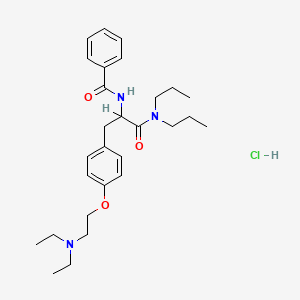 molecular formula C28H42ClN3O3 B1683180 Tiropramide hydrochloride CAS No. 53567-47-8