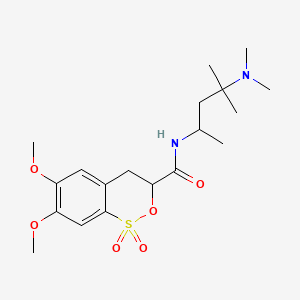 molecular formula C19H30N2O6S B1683183 Tisocromide CAS No. 35423-51-9