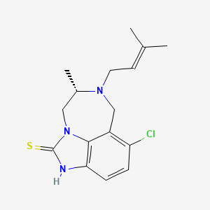 molecular formula C16H20ClN3S B1683184 Tivirapine CAS No. 137332-54-8