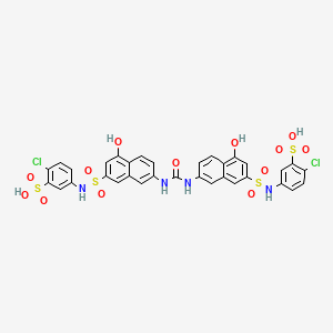 molecular formula C33H24Cl2N4O13S4 B1683192 TLK19781 