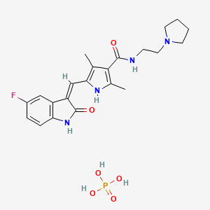 molecular formula C22H28FN4O6P B1683195 Toceranib Phosphate CAS No. 874819-74-6