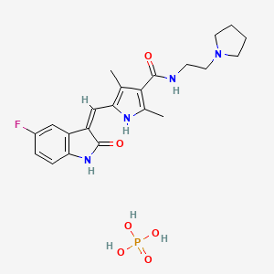 molecular formula C22H28FN4O6P B1683195 Toceranib phosphate CAS No. 874819-74-6