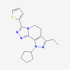 molecular formula C18H21N5S B1683196 Tofimilast CAS No. 185954-27-2