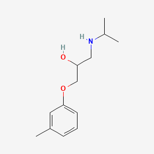 molecular formula C13H21NO2 B1683198 Toliprolol CAS No. 2933-94-0