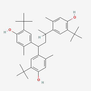 molecular formula C37H52O3 B1683206 1,1,3-Tris(2-methyl-4-hydroxy-5-tert-butylphenyl)butane CAS No. 1843-03-4