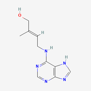 molecular formula C10H13N5O B1683218 Zeatin CAS No. 1637-39-4
