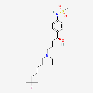 molecular formula C21H37FN2O3S B1683220 Trecetilide CAS No. 180918-68-7